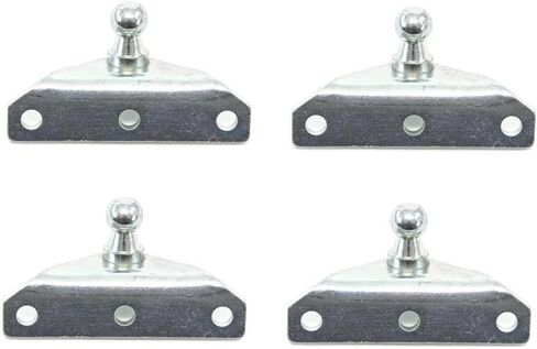 4 Pieces 10mm Ball Stud Brackets Sockets for RV Campers Fits Gas Prop Strut Spring Lift Coated Steel in Saudi Arabia