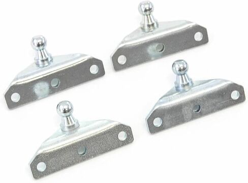 4 Pieces 10mm Ball Stud Brackets Sockets for RV Campers Fits Gas Prop Strut Spring Lift Coated Steel in Saudi Arabia