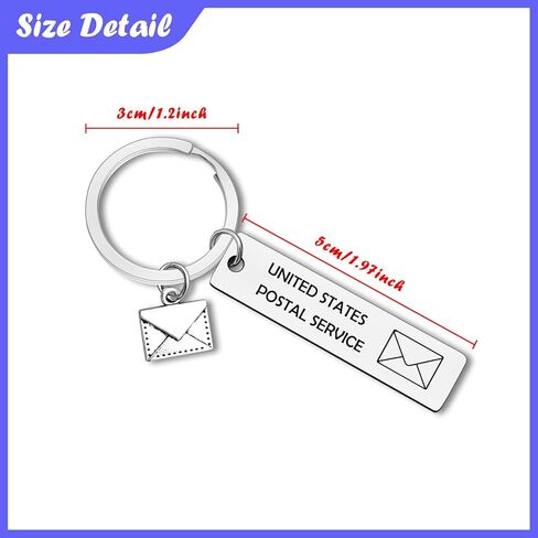Mail Carrier Gift Mailman Keychain Postal Worker Gift Mail Driver Gift Appreciation Gifts Keyring Postal Jewelry Gifts for Postal Staff Thank You Gifts Post Office Worker Christmas Retirement Gifts in Saudi Arabia