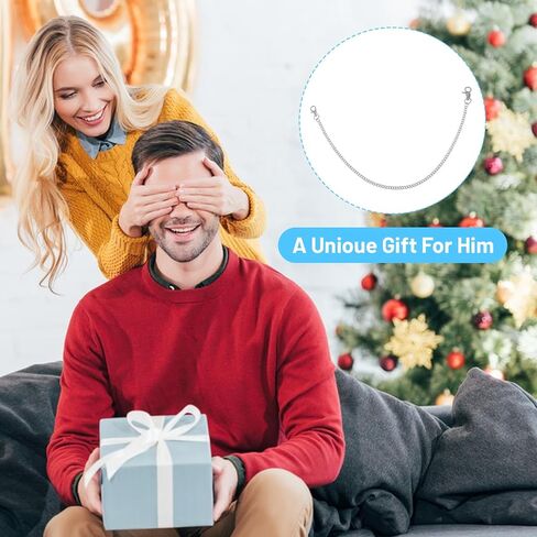 سلسلة محفظة للرجال والنساء 24 بوصة سلسلة جيب معدنية متينة مع مشابك جراد البحر و2 حلقة مفاتيح للمفاتيح ومحفظة الجينز والسراويل in Kuwait