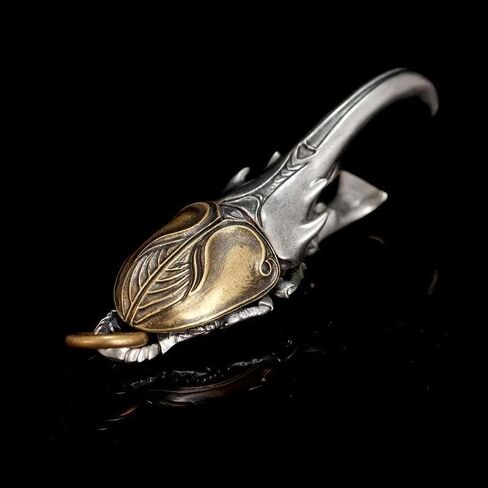 Vintage Beetle Keychain Metal Bottle Opener With Intricate Wing Design Durable Keyring For Men Metallic Finish Unique Gift in Saudi Arabia