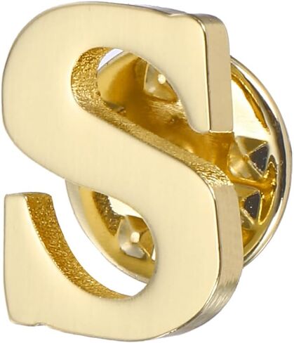 PATIKIL Letter Lapel Pins, Initial Alphabet Collar Pins Letter Brooch Pins for Women Men Shirt Dress Suits in Saudi Arabia