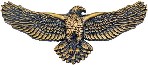 Metal Pin,Brown Engraved Eagle Badge Power And Mystery Brooch,Gift For Teens Students Family Friends Coworkers Interns Freshman,DIY Decor Jacket Canvas Bag Backpack Shirt Collar Accessory in Saudi Arabia