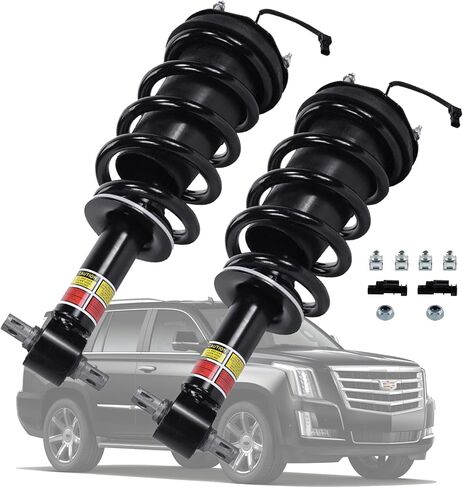 84176631 84977478 ممتص الصدمات الأمامي - قطعتان من زوج دعامات الصدمات الأمامية مجموعة MRC تعليق كهربائي أوتوماتيكي لـ 2015-2020 كاديلاك إسكاليد تشيفي تاهو سوبربان سيلفرادو جي إم سي سييرا 1500 يوكون XL in Kuwait