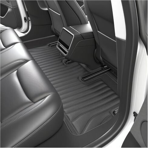 SUPER LINER 6 PCS Soft Floor Mats & Accessories for Tesla Model 3 Highland (2024,2025,2026) – Custom Fit All Weather Protection Full-CabinProtect™ System Cargo Liners in Kuwait