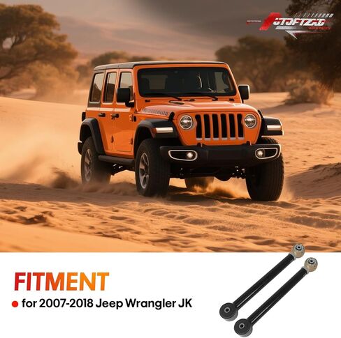 Suspension Rear Lower Control Arms for 2007-2018 Jeep Wrangler JK/JKU 0-6" Lift Adjustable Control Arm Kit 2pcs in Kuwait