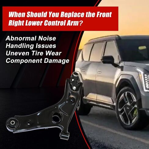 FZJDSD 1PC Front Right Lower Control Arm 54501-S8100 54501S8100 Compatible with Hyundai Palisade 2020-2023 Compatible with Kia Telluride 2020-2023 3.8l 3778cc in Saudi Arabia