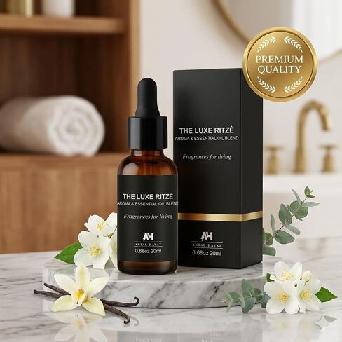 Hotel Scent Oil Inspired by The Ritz Carlton Hotel - Luxury Citrus Diffuser Oil - Ritz Carlton Scent Diffuser Oil - Hotel Scents for Home - 20mL Glass Bottle & Dropper for Waterless Diffusers in Kuwait