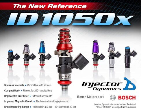 Injector Dynamics 1050x 1065cc Fuel Injectors Compatible with Honda Civic Si 02-05 Civic 06-11 S2000 06-09 RSX TSX in Saudi Arabia