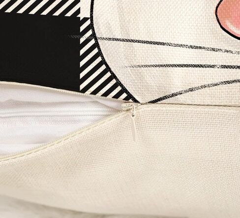 4TH Emotion Easter Pillow Covers 18x18 Set of 4 Easter Decorations for Spring Farmhouse Pillows Easter Decorative Throw Pillows Buffalo Plaid Bunny Eggs Throw Cushion Case for Home Decor TH086-18 in Kuwait