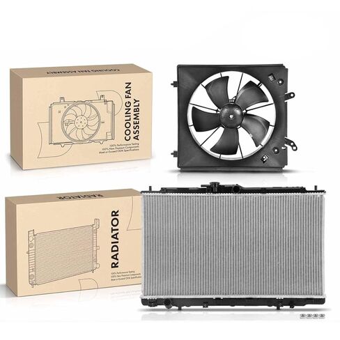 Replacement Parts for Radiator&Single Cooling Fan Assembly Kit for Acura CL 2001-2003 TL 2002-2003 Mod-A58PP-96389 in Saudi Arabia