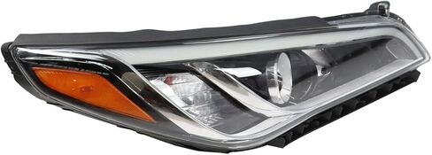 Passenger Side Halogen Headlight Assembly Compatible with 2015-2017 Sonata Headlamp Replacement HY2503183 in Kuwait