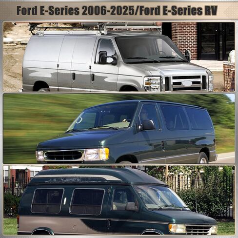 سجادة أرضية سجادة مخصصة من قطعة واحدة لسيارة Ford E-Series RV 2006-2025 (هيكل E350/E450) | عزل للحرارة والضوضاء، ظهر مضاد للانزلاق، شاحنة تخييم RV ملائمة حسب الطلب in Kuwait
