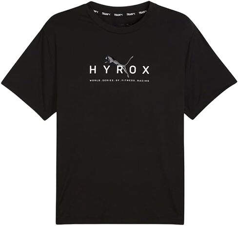 بوما للسيدات X Hyrox Cloudspun رقبة دائرية وأكمام قصيرة كاجوال - أسود in Saudi Arabia