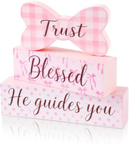 Spring Wooden Tabletop Decor with Tulip Design, Hello Spring Flowers Stacked Wood Sign for Indoor Home, Farmhouse Spring Easter Table Decor in Saudi Arabia