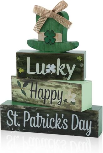 Spring Wooden Tabletop Decor with Tulip Design, Hello Spring Flowers Stacked Wood Sign for Indoor Home, Farmhouse Spring Easter Table Decor in Saudi Arabia
