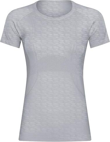 Women's Summer Workout T Shirt Slim Fit Short Sleeve Gym Running Yoga Shirt Athletic Tee in Saudi Arabia