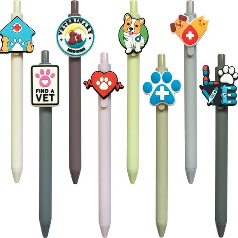 أقلام التكنولوجيا البيطرية اللطيفة، هدايا التكنولوجيا البيطرية البيطرية، مجموعة حبر أسود للموظفين البيطريين المساعدين، طباعة مخالب الكلب، لوازم الطب البيطري، ملحقات طلاب المدارس البيطرية، أساسيات قرطاسية الحيوانات in Kuwait