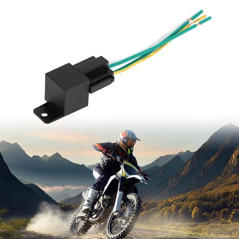 4 Pins 60V 40A Auto Relay with Plastic Hanging Hole with Harness Sockets Waterproof Car Relay 1 Pc in Saudi Arabia