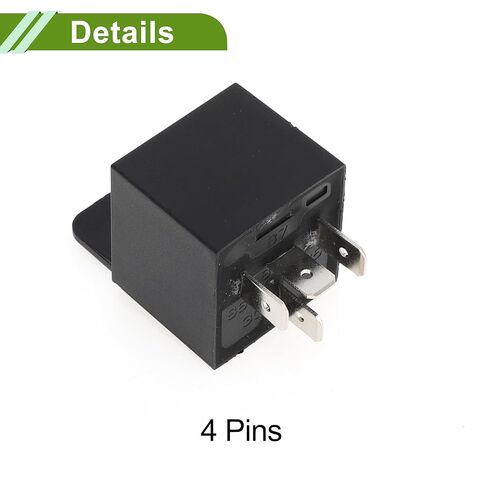 4 Pins 60V 40A Auto Relay with Plastic Hanging Hole with Harness Sockets Waterproof Car Relay 1 Pc in Saudi Arabia