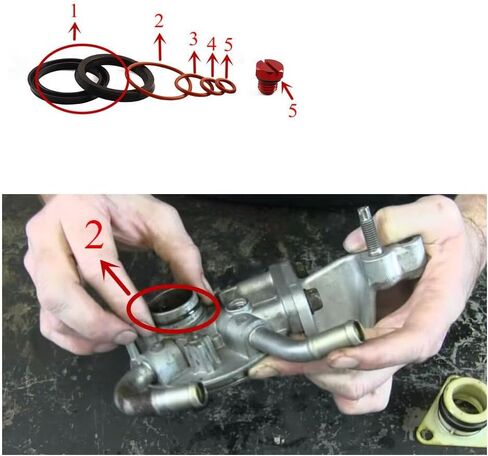 ifjf مرشح الوقود رئيس التمهيدي ختم إعادة بناء عدة استبدال ل 2001-2013 gm duramax مبيت مرشح التدفق العالي 2 حزم in Saudi Arabia