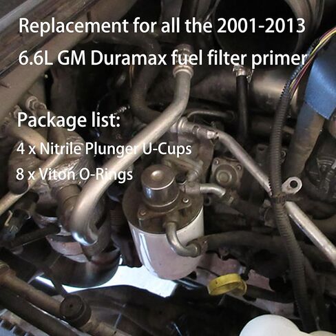 ifjf مرشح الوقود رئيس التمهيدي ختم إعادة بناء عدة استبدال ل 2001-2013 gm duramax مبيت مرشح التدفق العالي 2 حزم in Saudi Arabia