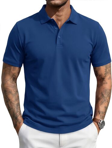MAGNIVIT Mens Polo Shirts Short Sleeve UPF 80+ UV Shirt Quick Dry Golf T Shirts Casual Tops 2026 in Kuwait