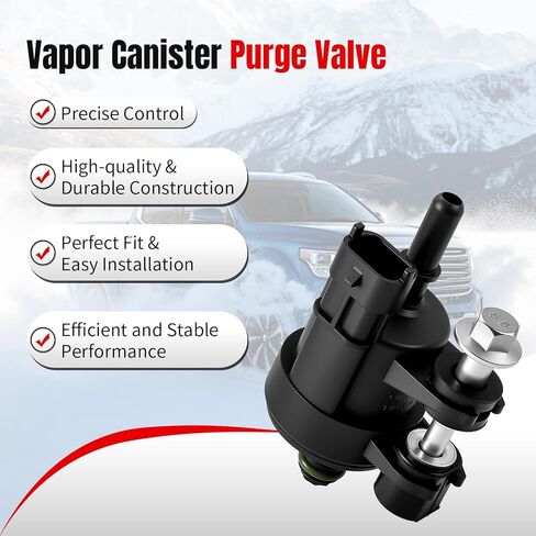 Vapor Canister Purge Valve Fit for Chevy Impala Equinox Camaro Traverse GMC Canyon Terrain 2009 2010 2011 2012 2013 2014 2015 2016 2017 2018 2019 2020, ATS CTS Enclave Lacrosse, 911-082 in Saudi Arabia