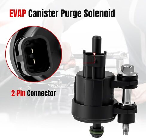 Vapor Canister Purge Valve Fit for Chevy Impala Equinox Camaro Traverse GMC Canyon Terrain 2009 2010 2011 2012 2013 2014 2015 2016 2017 2018 2019 2020, ATS CTS Enclave Lacrosse, 911-082 in Saudi Arabia