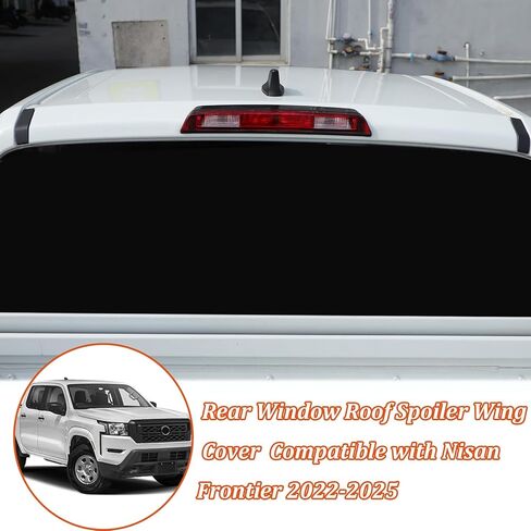 غطاء جناح جناح سقف النافذة الخلفية متوافق مع Nissan Frontier 2022-2025، ملحقات استبدال غطاء جناح سقف الباب الخلفي للشاحنة ABS (OE: 738539BU0A) in Kuwait