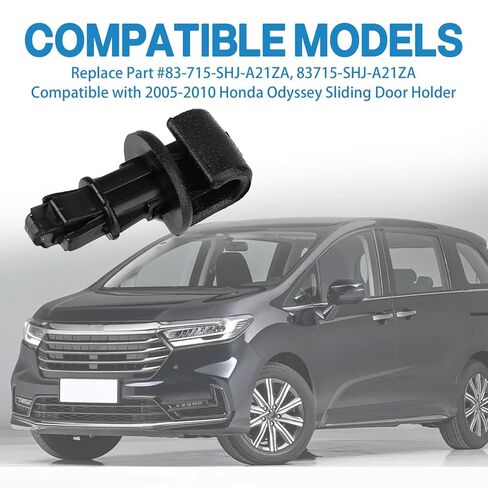 10 Pack Sunshade Hook Clips Replacement, Sun Shade Holder Compatible with 2005-2010 Select Model Sliding Door, Sunshade Clip Kit for Rear Side Windows, #83-715-SHJ-A21ZA 83715-SHJ-A21ZA in Saudi Arabia