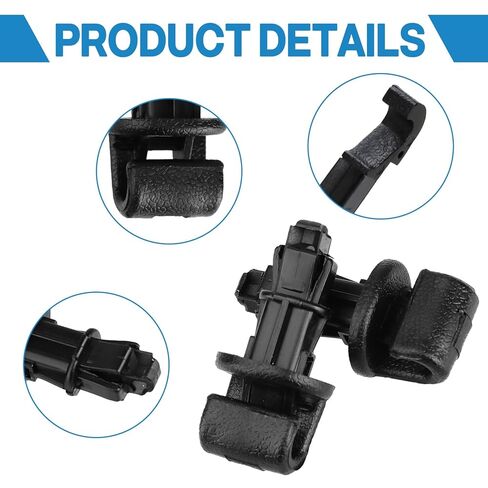 10 Pack Sunshade Hook Clips Replacement, Sun Shade Holder Compatible with 2005-2010 Select Model Sliding Door, Sunshade Clip Kit for Rear Side Windows, #83-715-SHJ-A21ZA 83715-SHJ-A21ZA in Saudi Arabia