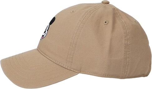 Mickey Mouse Classic Taupe Washed Cotton Twill Dad Cap in Saudi Arabia