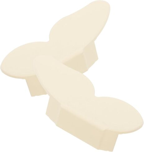 COHEALI Butterfly Cabinet Knobs for ’s Room, 1 Pair Cream Decorative Drawer Pulls with 32mm Hole Spacing, Furniture Hardware Handles for Wardrobe and Cabinet Doors in Saudi Arabia
