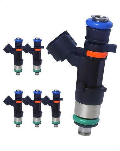 6-Count Fuel Injector Compatible with Nissan Frontier/ NV1500/ NV2500/ NV3500/ Pathfinder/Xterra 2005-2019, Suzuki Equator 2009-2012 - V6 4.0L Replace# FJ750 280158007 842-12298 1571082Z00 in Saudi Arabia