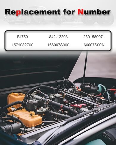 6-Count Fuel Injector Compatible with Nissan Frontier/ NV1500/ NV2500/ NV3500/ Pathfinder/Xterra 2005-2019, Suzuki Equator 2009-2012 - V6 4.0L Replace# FJ750 280158007 842-12298 1571082Z00 in Saudi Arabia