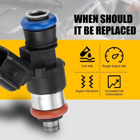 Fuel Injector 6 pcs FIT Ford 3.5/3.7/5.0 L – Edge/Explorer/F-150 / Mustang/Taurus 11-17, Flex 13-17, Transit-150/250/350 15-17 | Lincoln Continental 2017, MKX 11-17, MKS/MKT 13-17 in Kuwait