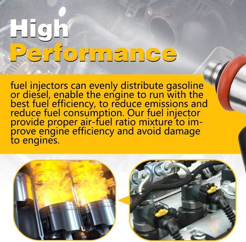 Fuel Injector 6 pcs FIT Ford 3.5/3.7/5.0 L – Edge/Explorer/F-150 / Mustang/Taurus 11-17, Flex 13-17, Transit-150/250/350 15-17 | Lincoln Continental 2017, MKX 11-17, MKS/MKT 13-17 in Kuwait