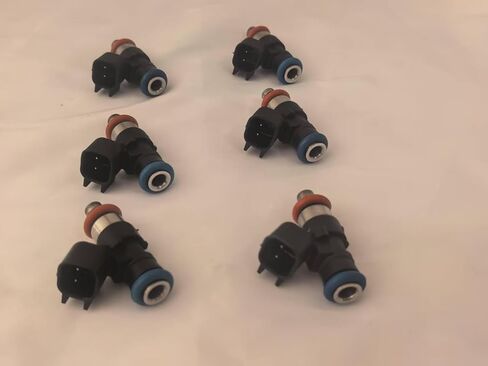 Fuel Injector 6 pcs FIT Ford 3.5/3.7/5.0 L – Edge/Explorer/F-150 / Mustang/Taurus 11-17, Flex 13-17, Transit-150/250/350 15-17 | Lincoln Continental 2017, MKX 11-17, MKS/MKT 13-17 in Kuwait