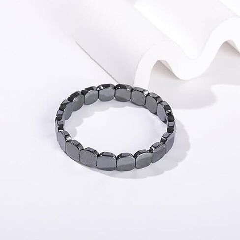 2026 New Bracelet Men, Natural Hematite Beads Mens Jewelry, Minimalist Style Hematite Bracelet, Naturally Support T-Levels, Nhance Mental Clarity & Focus in Kuwait