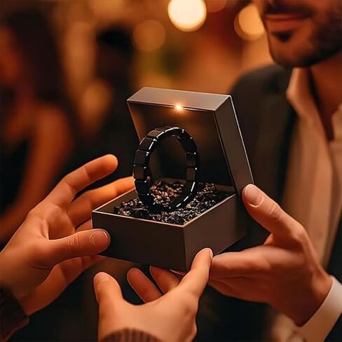 2026 New Bracelet Men, Natural Hematite Beads Mens Jewelry, Minimalist Style Hematite Bracelet, Naturally Support T-Levels, Nhance Mental Clarity & Focus in Kuwait