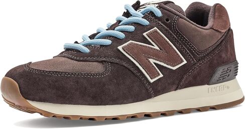 حذاء رياضي نسائي من New Balance WL574V2، رمادي داكن/ملح البحر الداكن، 7.5 in Saudi Arabia