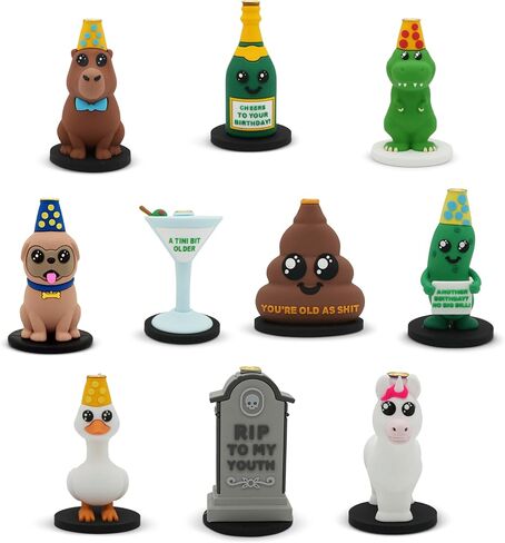 Funny Birthday Candle Holder – Humorous Party Decoration & Gag Gift – Quirky Cake Topper for Adults & Friends - Martini in Saudi Arabia