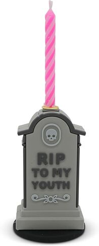 Funny Birthday Candle Holder – Humorous Party Decoration & Gag Gift – Quirky Cake Topper for Adults & Friends - Martini in Saudi Arabia