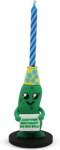 Funny Birthday Candle Holder – Humorous Party Decoration & Gag Gift – Quirky Cake Topper for Adults & Friends - Martini in Saudi Arabia