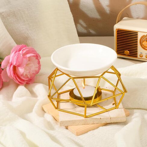 4 Pcs Romantic Essential Oil Burner Black Metal Wax Melt Bird Nest Style Tealight Wax Warmer Delicate Tealight Candle Holder Candle Tart Burne Home Wedding Decoration in Saudi Arabia