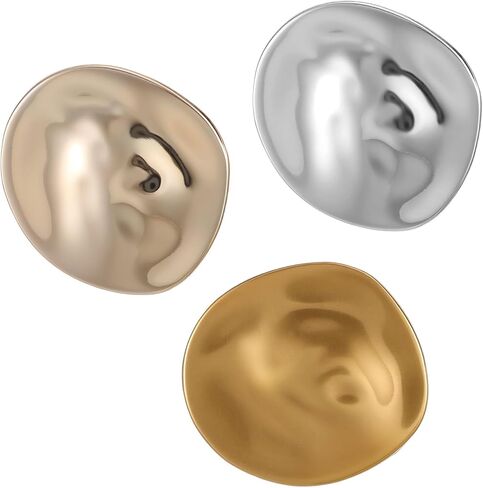 3Pcs Gold Silver Vintage Geometric Brooch Pin for Women, Irregular Unique Fashion Brooches and Pins for Women Men Coat Sweater Dress Wedding Party Prom Accessories in Saudi Arabia