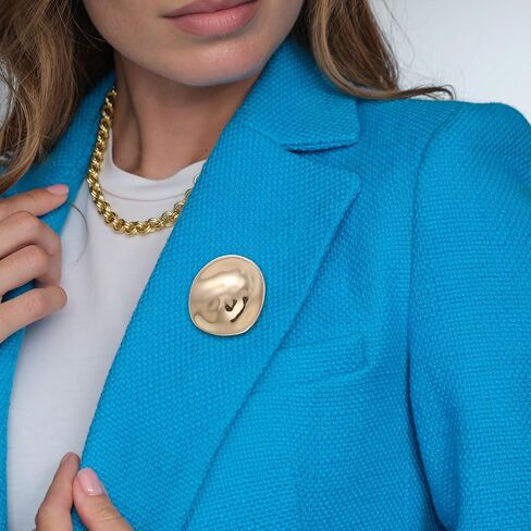 3Pcs Gold Silver Vintage Geometric Brooch Pin for Women, Irregular Unique Fashion Brooches and Pins for Women Men Coat Sweater Dress Wedding Party Prom Accessories in Saudi Arabia