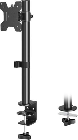MOUNTUP Dual Monitor Desk Mount, Fully Adjustable Dual Monitor Arm for 2 Max 32 Inch Computer Screens up to 17.6lbs, Dual Monitor Stand Fit Two VESA 75x75&100x100, with C-Clamp and Grommet Base MU0002 in Saudi Arabia