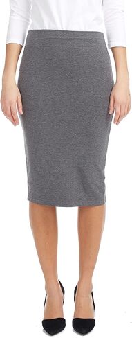 ESTEEZ Lightweight Cotton Spandex Knee Pencil Skirt in Saudi Arabia
